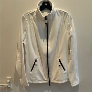 Women’s Fleece White Jacket